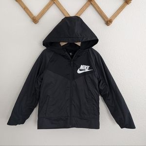 Toddler boys black Nike windbreaker jacket